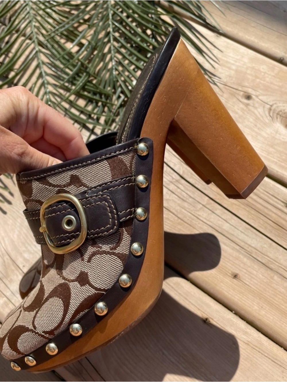 Coach Monogram Clogs - Picture 4 of 6